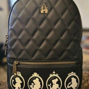 BNWT Loungefly Disney Princesses Silhouette Faux Leather Backpack Bag Purse Tote